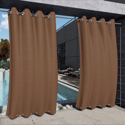 Rideau simple occultant en polyester 52 po