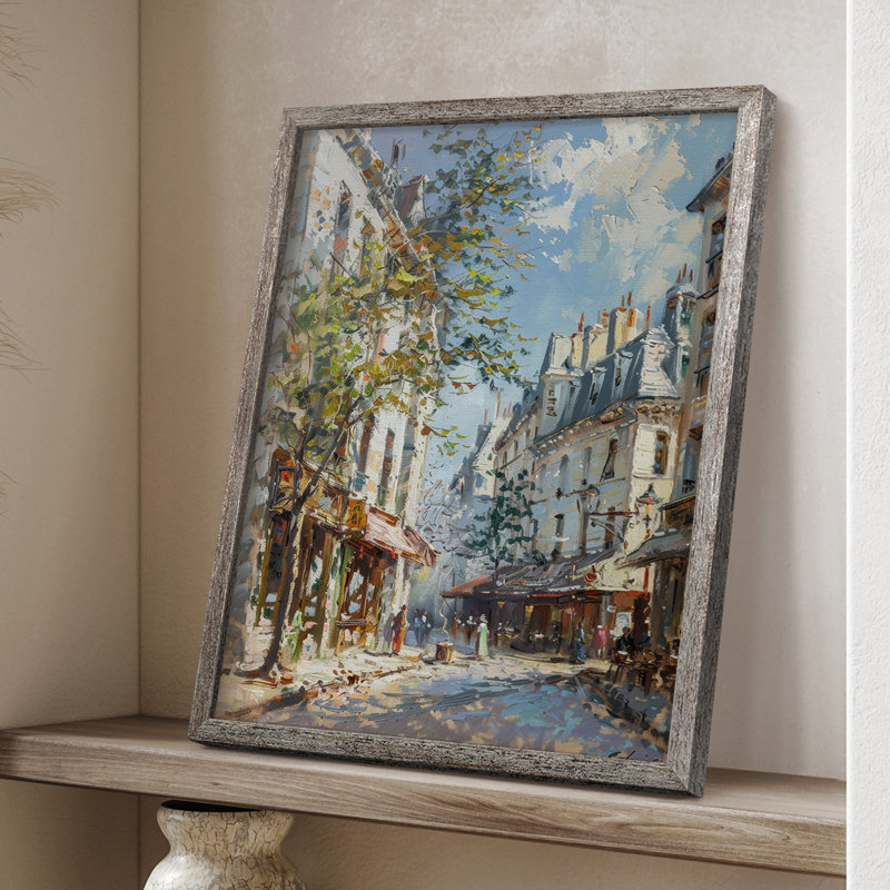 LANDSCAPES Series CECXLV, reproduction d'art encadrée - bois massif, H 11 po x l 9 po