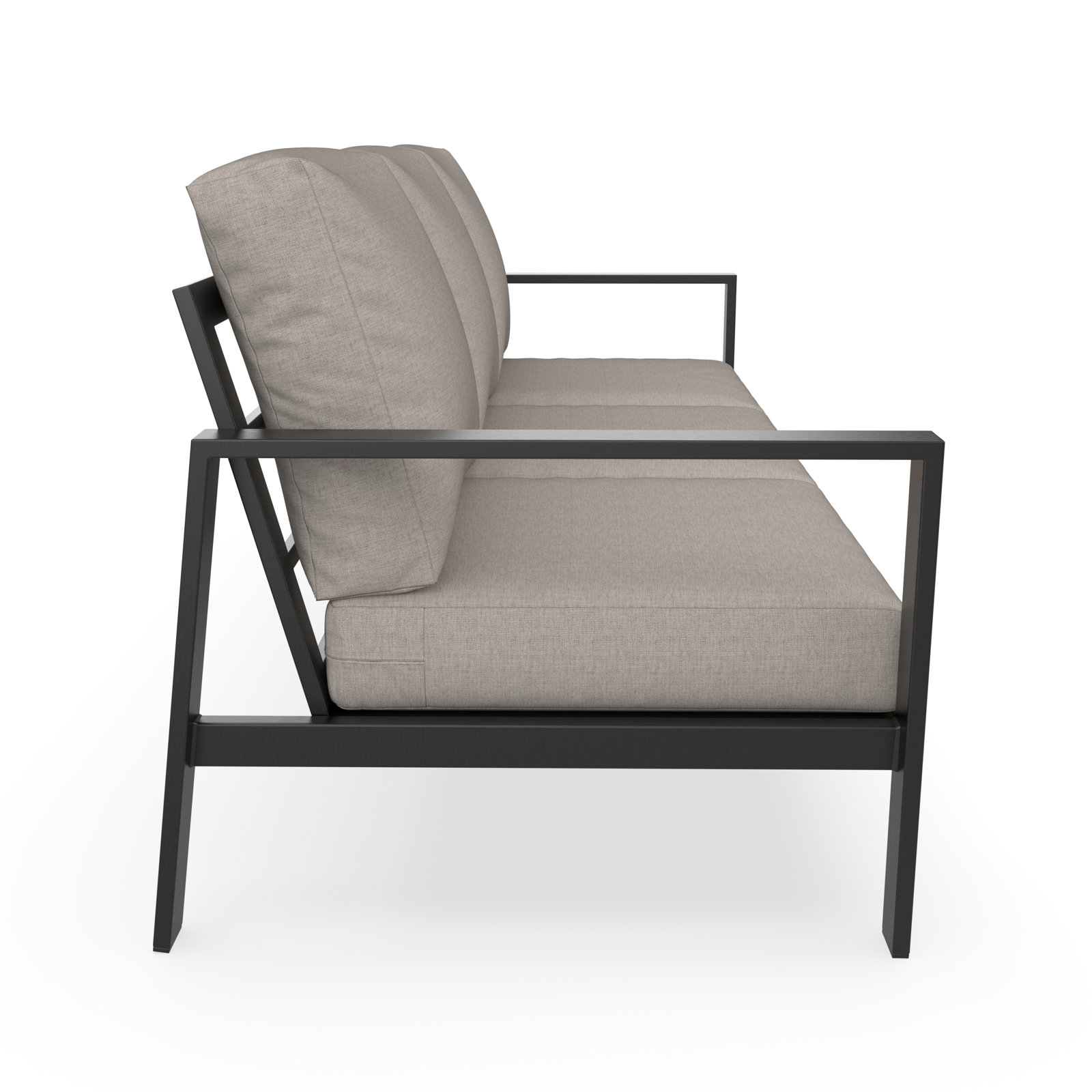 Townsend 80" Sunbrella® Patio Sofa, Cast Silver Sunbrella®, No, None