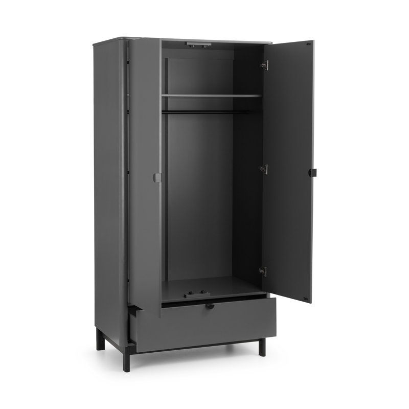 Janine 2 Door Solid Wood Wardrobe