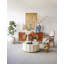 D9x24,5 "Vase en porcelaine bleue et blanche