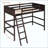 Solid Wood Loft Bed With Ladder