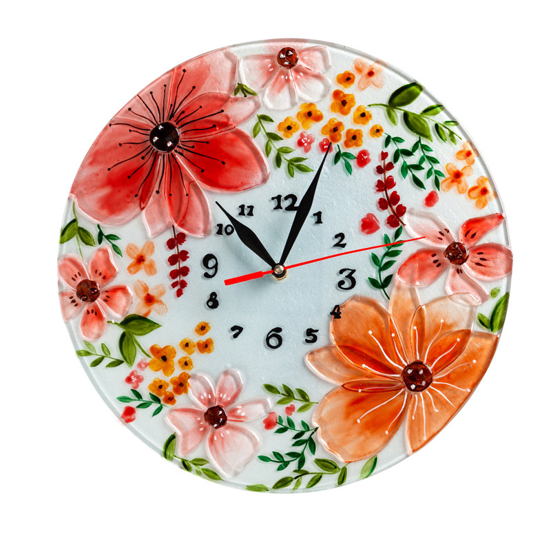 Glass Wall Clock