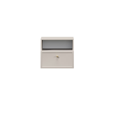 Bagga 45cm W Manufactured Wood Bedside Table