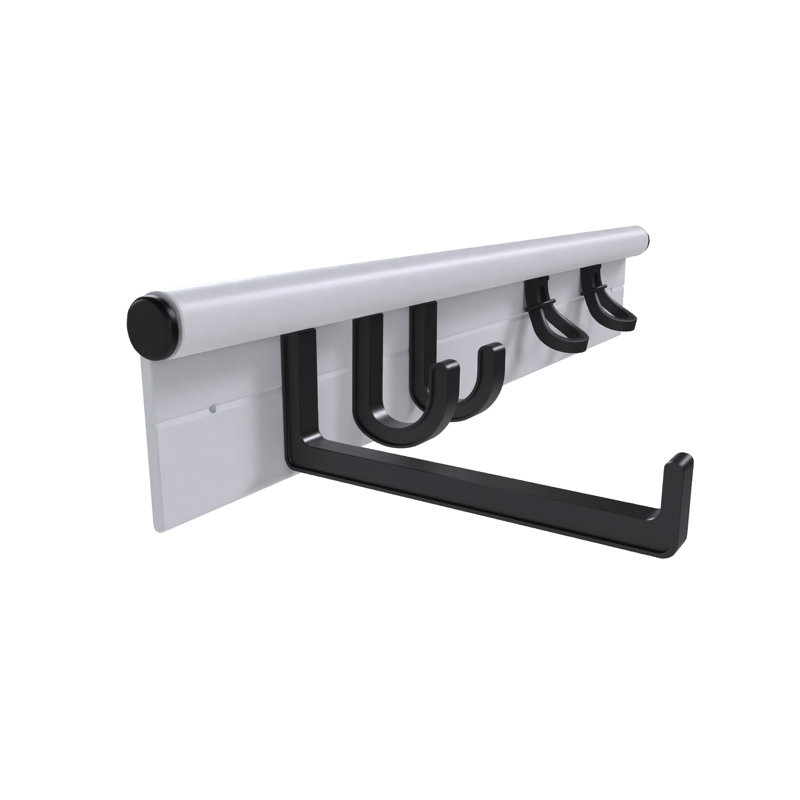 Plastic Non-Slip Standard Hanger, White