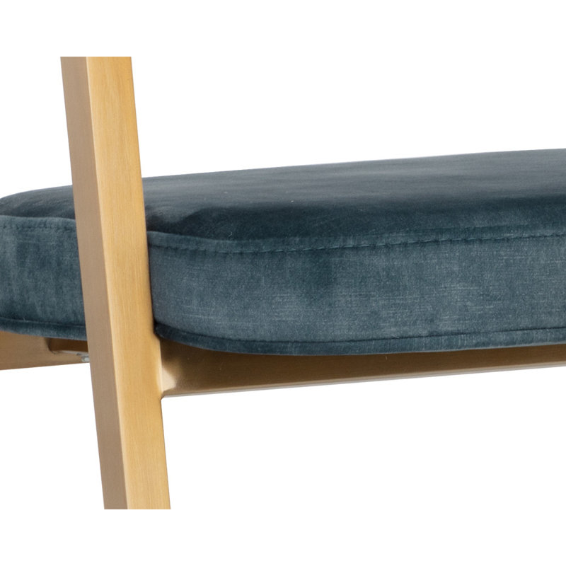 Burgos Upholstered Arm Chair, Blue