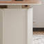 Bureau rectangulaire à 3 tiroirs en bois manufacturé brun noisette + blanc beige-1745641151-1745641145
