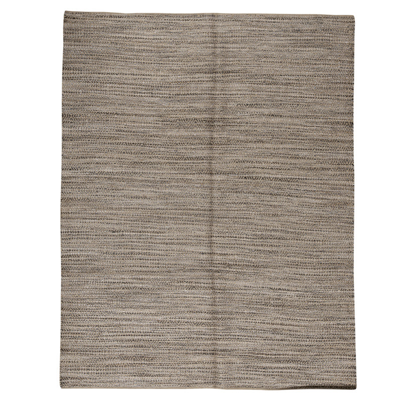 Tapis rectangulaire en soie noué à la main