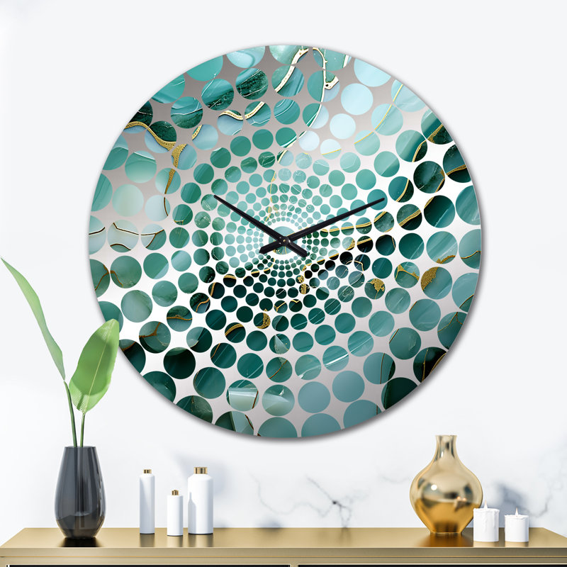 Horloge murale abstraite, Grand