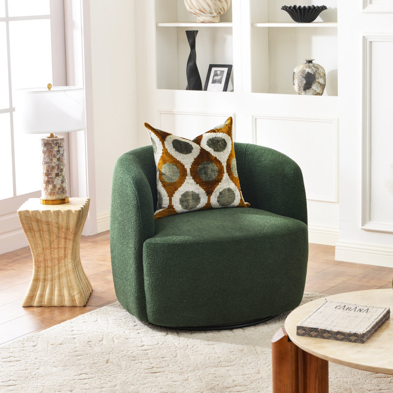 2 Piece Boucle Loveseat Living Room Set
