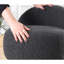 Corbett 48cm Wide Round Solid Colour Footstool Ottoman-295655871
