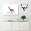 Sketch Of A Stag Painting - Wrapped Canvas-56654408