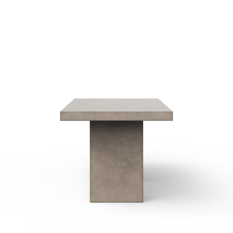 Table de salle à manger Kareen, Gris foncé, Table de bar (hauteur 41,75 po), L 95 po x l 47 po