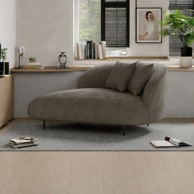 Fauteuil inclinable givré confortable au design épuré