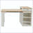 59.5" Kitchen Island with Extendable Dining Table (3 Lengths) and Double-Sided Storage – White-129895288