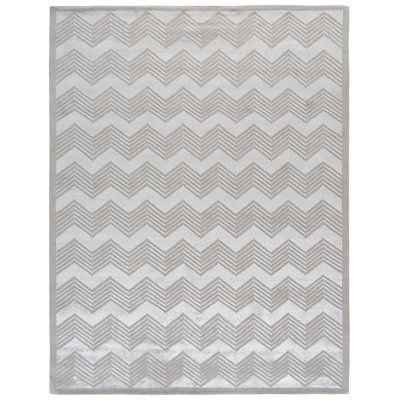 Ralph Lauren Monroe Chevron Wool, Viscose Chevron Rug