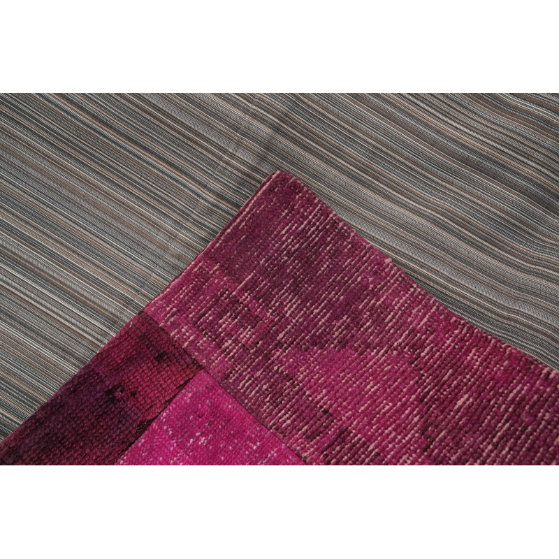 Geometric Patchwork Distressed Area Rug 8x10