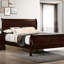 Grand lit en cerisier de style chambre à coucher transitionnelle en bois massif avec pieds-1043340549-1043340552