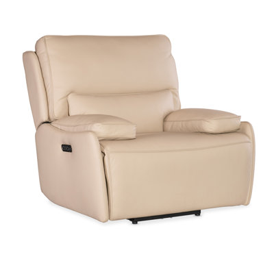 Naael Zero Gravity Leather Power Recliner with Articulating Headrest