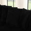 Velours côtelé noir en forme de L recouvert de coussins de siège et de dossier de haute qualité, 3 sièges, coussins en mousse à densité convertible à structure solide, assemblage facile