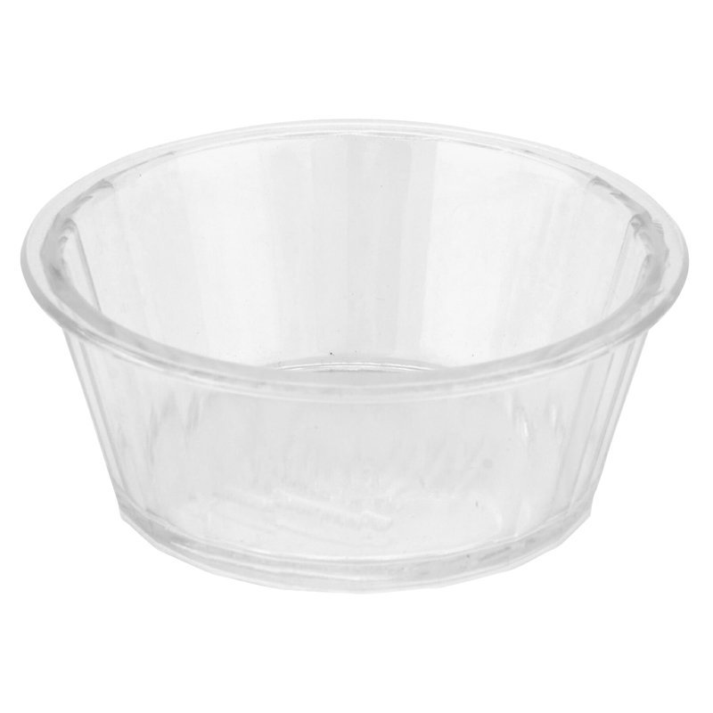 GET Plat de cuisson en mélamine et ramequin, Transparent
