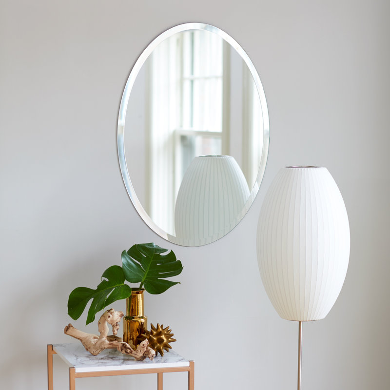 Miroir de salle de bain Akes, H 33 po x l 23,5 po