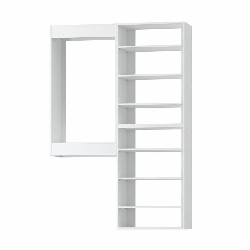 Système de garde-robe modulaire, conception polyvalente et personnalisable pour un rangement et une organisation efficaces