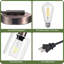Lampe de table à intensité variable 19 "avec USB et contrôle tactile (ensemble de 2)-1621777849