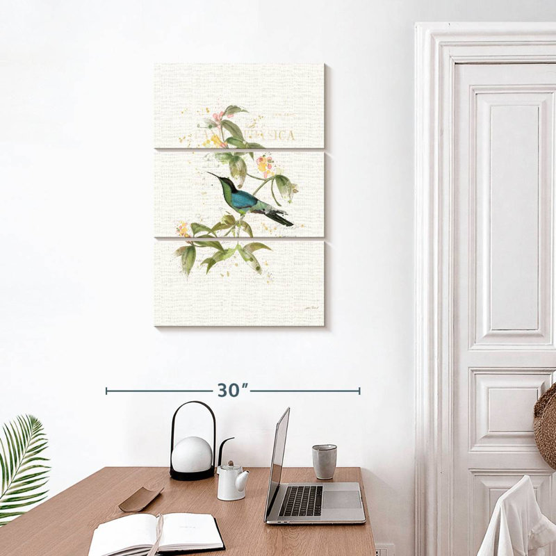 Brampt Colorful Hummingbirds IV, 32" H x 20" W
