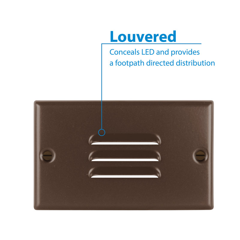 Integrated LED Step Light, Oil-Rubbed Bronze