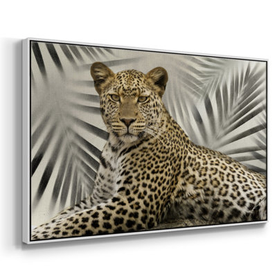 Boho Cheetah, peinture sur toile encadrée