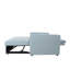 Canapé-lit convertible de 54 po, canapé 3 en 1 avec lit escamotable-1807379993