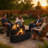 4FT Oval Camp Fire Ring Pit