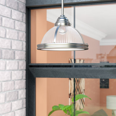 Luminaire suspendu en dome à 1 lumière