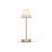 13” Outdoor Indoor Table Lamp Lola Slim 30 Brass Battery Powered Integrated Led