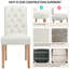 Chaise parsons capitonnée Beacan-1275026664