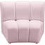 Chaise d'appoint modulaire Madeline, velours doux-1989885657