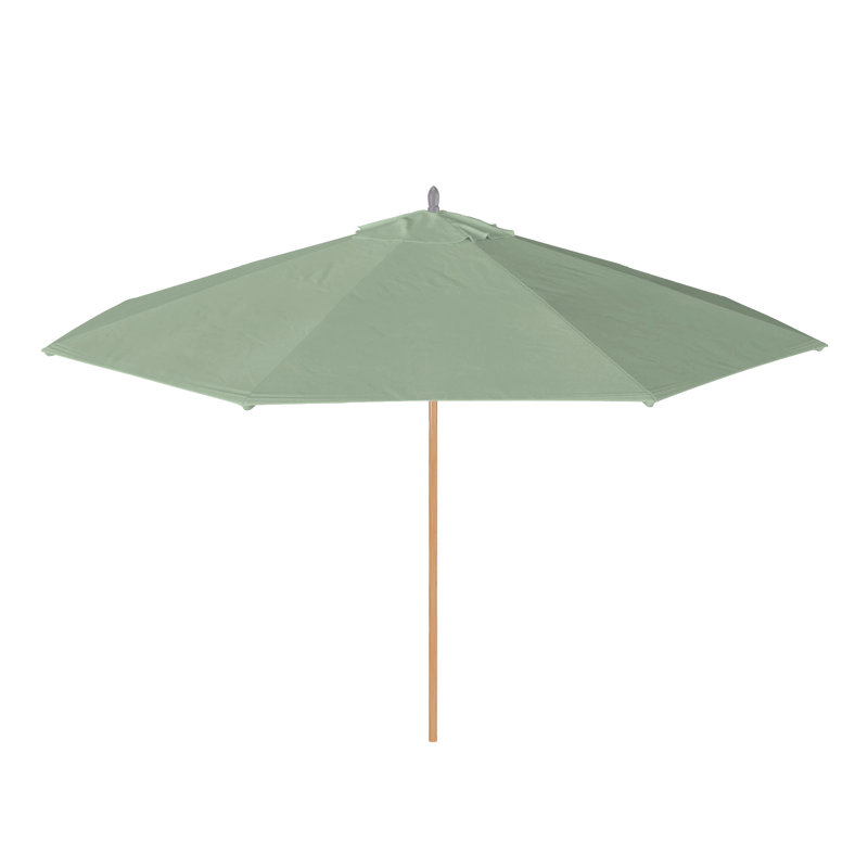 Parasol en teck 11 pi, Palette brume