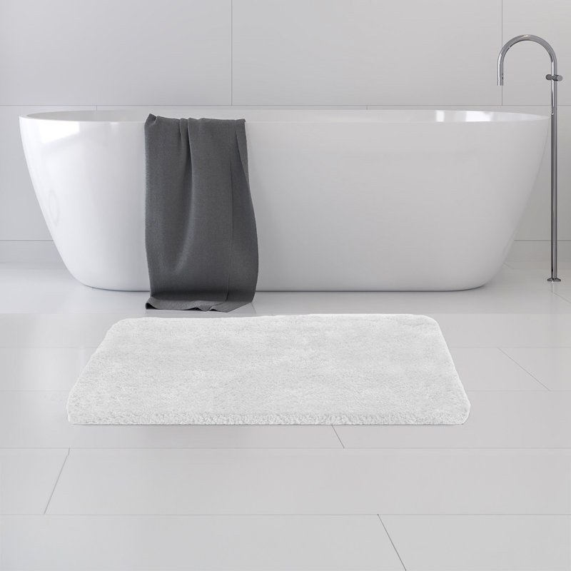 Tapis pour salle de bain Peace Peace, Blanc