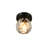 Cheateau 1-Light Flush Mount - Black-850782002
