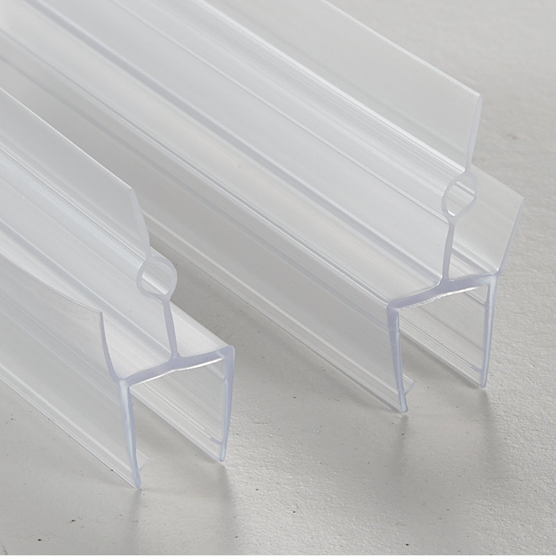 Serene Valley Shower Door Sweep, 37" H x 1.2" W x 0.38" D