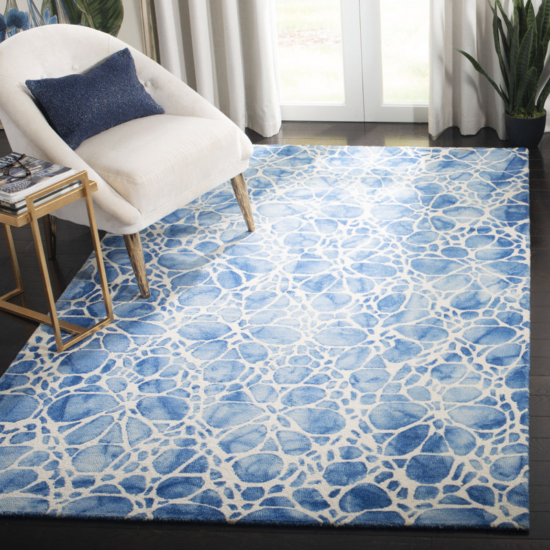 Lumsden Hand Tufted Wool Abstract Rug, Runner 2'3" x 8'