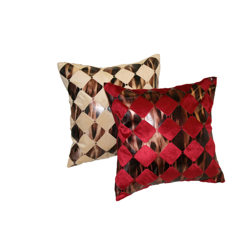 Coussin décoratif Hexagon Design, Or