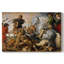 La chasse au loup et au renard - Peter Paul Rubens - Toile tendue avec châssis-c. 1616-650974676