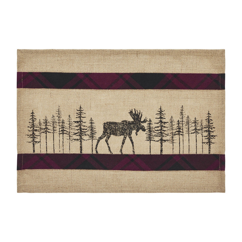 Arjon Cotton Blend No Pattern Rectangle Placemat
