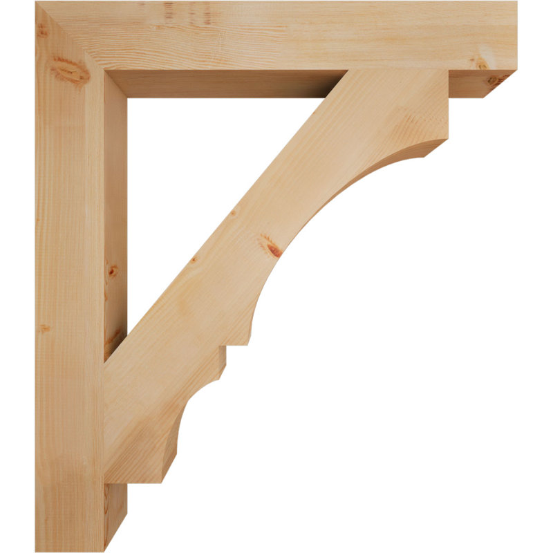 Support de bloc Balboa, Sapin de Douglas lisse, L 5 1/2 po x P 42 po x H 48 po