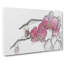 Hot Pink Orchids In Abstract - Wrapped Canvas Print-55308685