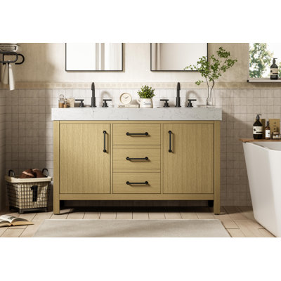 Meuble-lavabo double 54 po_Traditional_VF60654