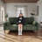 69" Mid-Century Modern Channel Tufted Loveseat-116326988
