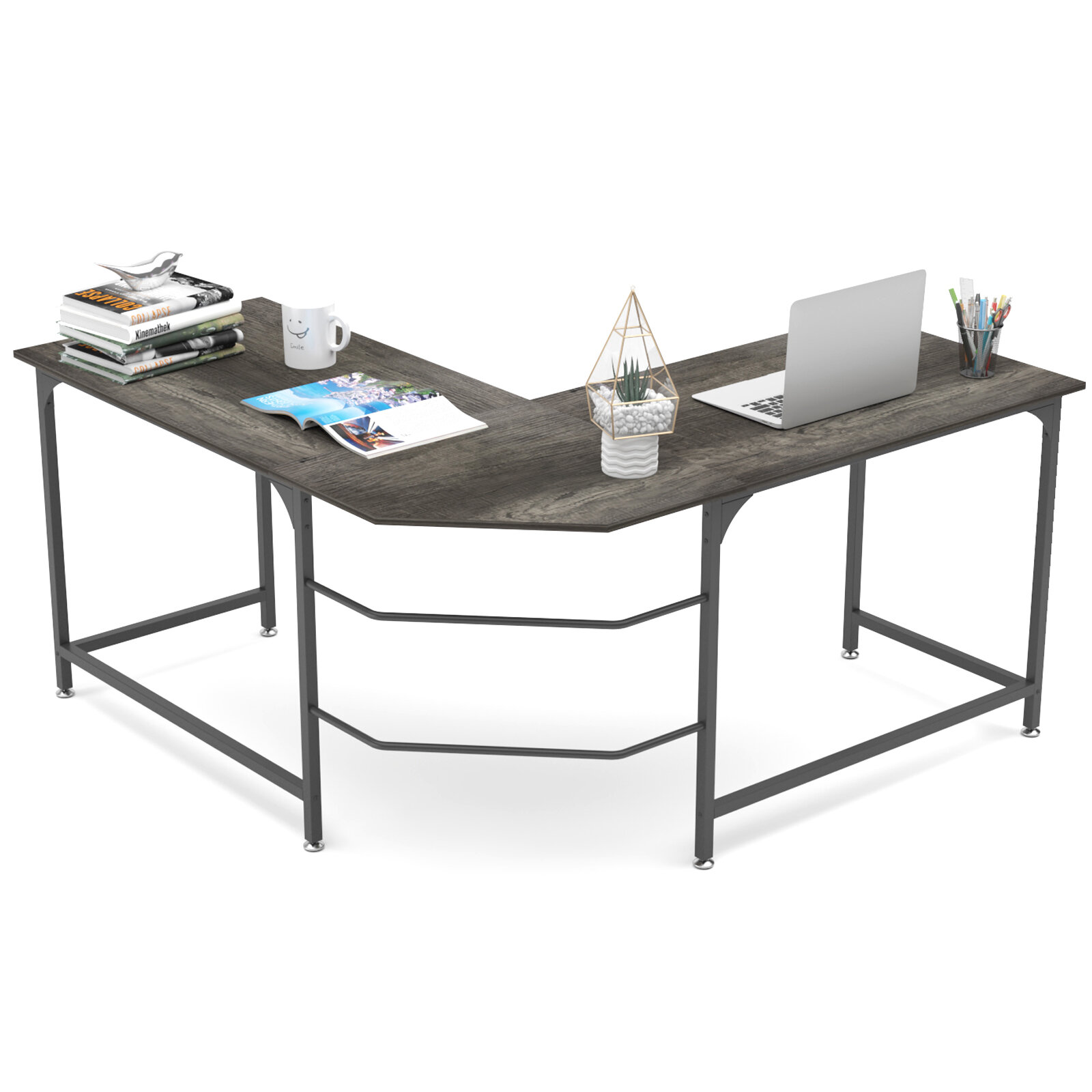 Inbox Zero Reversible L-Shape Desk & Reviews | Wayfair